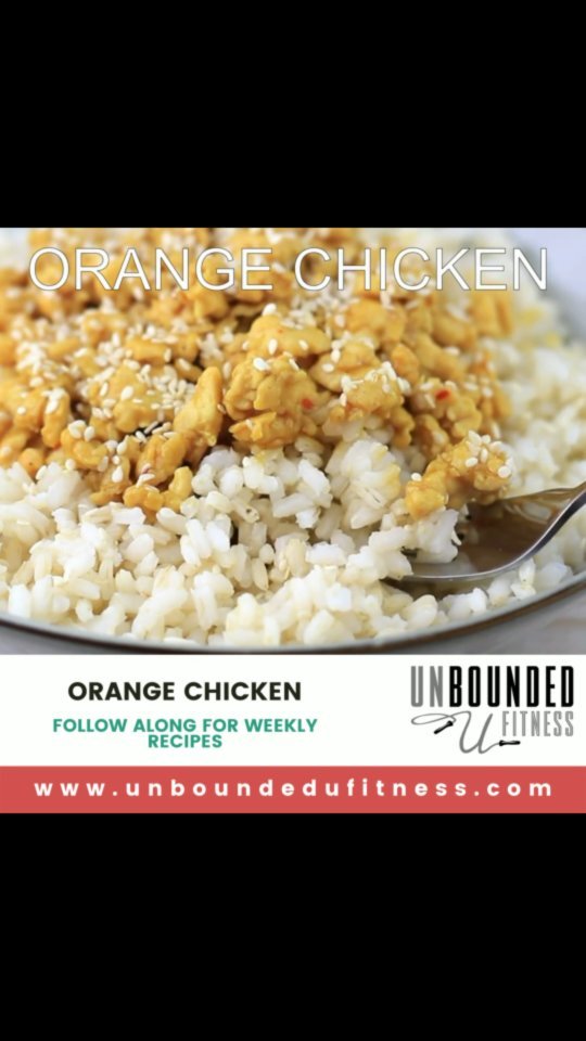 Orange chicken

Follow along for weekly recipes