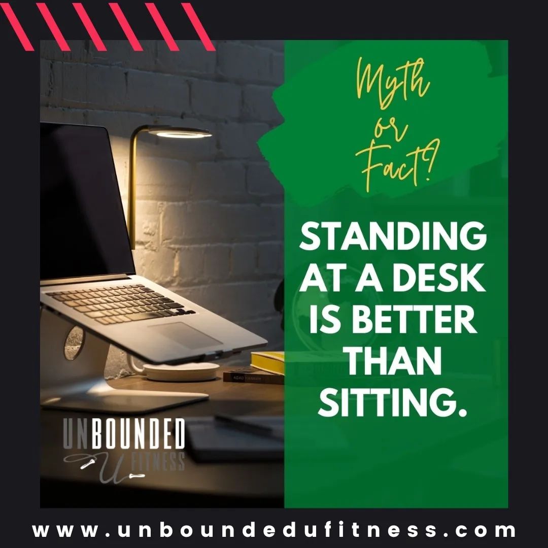 MYTH OR FACT ❓
A standing desk is better for you than a sitting desk?
🔥IT DEPENDS. 🔥

🪑Sitting all day is definitely NOT great for your body – studies link it with all sorts of negatives from aches and pains to chronic disease and even a shorter lifespan.
But standing all day is also linked with potential issues like back and leg/foot pain and varicose veins.
🚶‍♂️🧍‍♀️The best bet: alternate between sitting and standing throughout the day! And don’t forget to take “moving breaks” – like walking around the office, doing active tasks, etc.

👉Do you sit at work? Stand? Or both? 

REFERENCE:
www.webmd.com/fitness-exercise/standing-desks-help-beat-inactivity#1